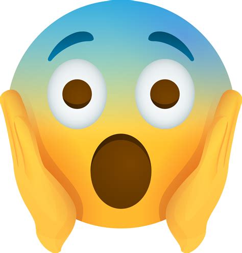 horrified emoji|afraid emoji images.